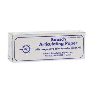 BK 01, Бумага артикуляционная 200мкм синяя в кассете 300листов БАУШ (Bausch)