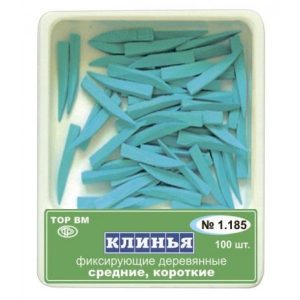 1.185 Клинья деревянные голубые (100шт)